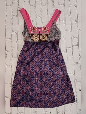 ODD MOLLY SLEEVELESS SILK DRESS